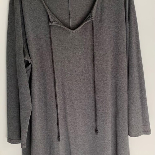 Blouse-dress used, dark gray, size X-XL