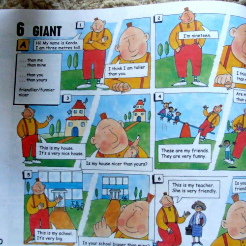 English Grammar Fun Book 3 used, children's comic