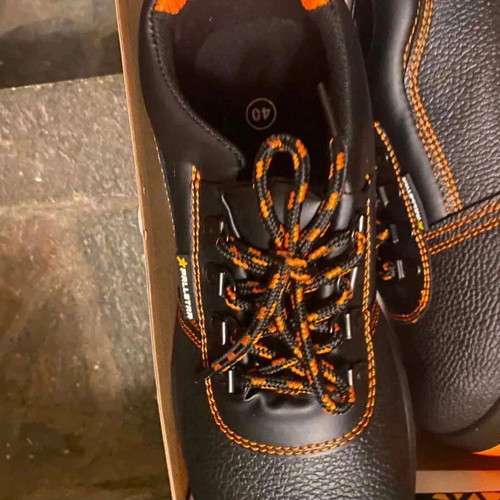 Pallstar Viper work shoes with orange anti-slip sole, new