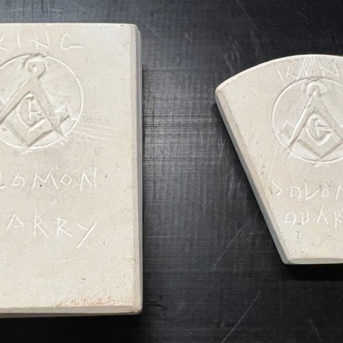 Masonic paperweights handmade, like new, pack of 2