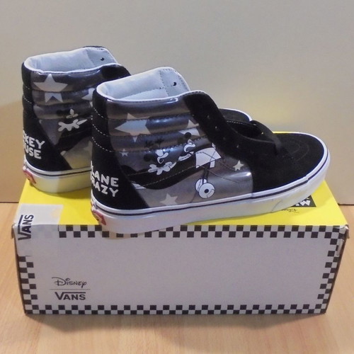 Vans Sk8-Hi Mickey Mouse Disney Plane Crazy authentic shoes size 44 new