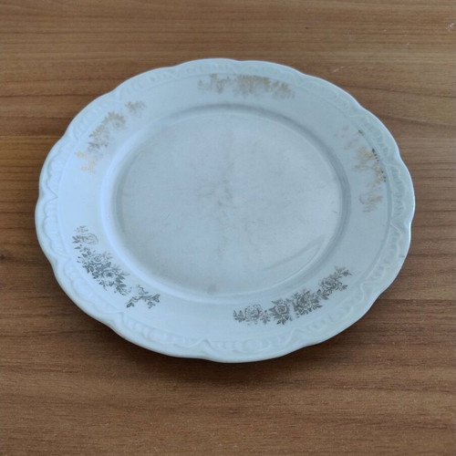 Mitterteich fruit plate used, diameter 19 cm