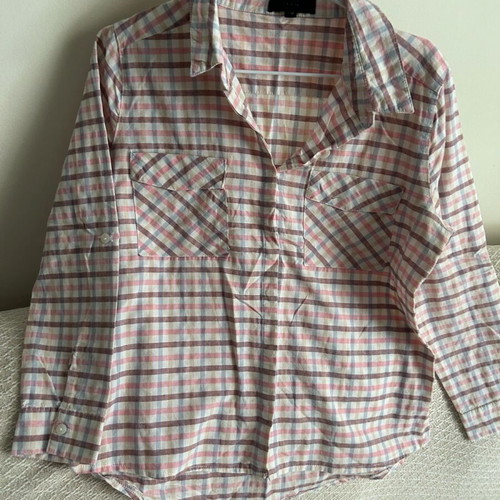 Checked shirt like new with loose fit s/m
