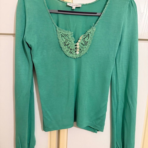 Paul&Joe Women's Green Blouse S used, cotton