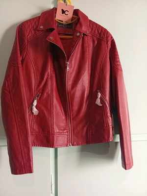 Cento Fashion leather jacket new, cinnamon color, size XXL