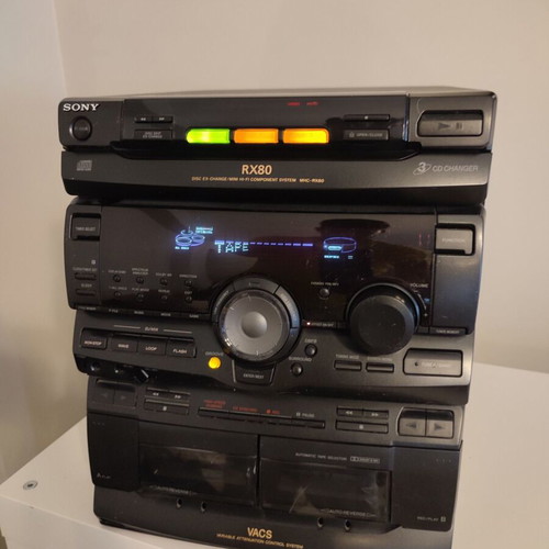 Sony RX80 Hi-Fi σύστημα μεταχειρισμένο, χωρίς τηλεχειριστήριο και ηχεία