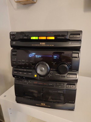 Sony RX80 Hi-Fi σύστημα μεταχειρισμένο, χωρίς τηλεχειριστήριο και ηχεία