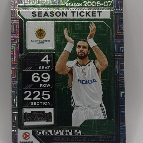 Fragiskos Alvertis 2025-26 Panini Contenders EuroLeague card like new