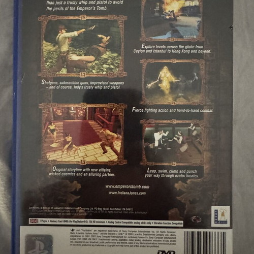 Indiana Jones and the Emperor's Tomb PS2 game