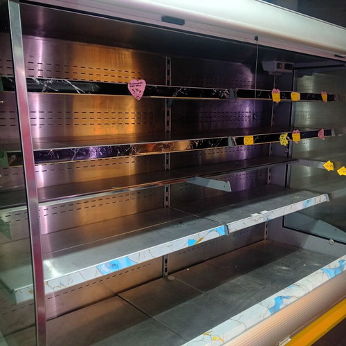 Refrigerated Display Case with Built-In Unit used