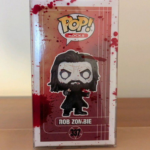 Funko Pop Rocks φιγούρα Rob Zombie νέα με ζωγραφισμένη θήκη