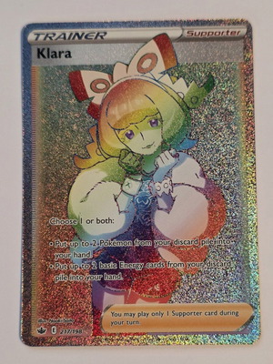 Klara CRE 217/198 Pokémon κάρτα Trainer Supporter
