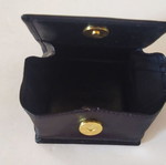 M+K leather coin wallet black like new Vodafone