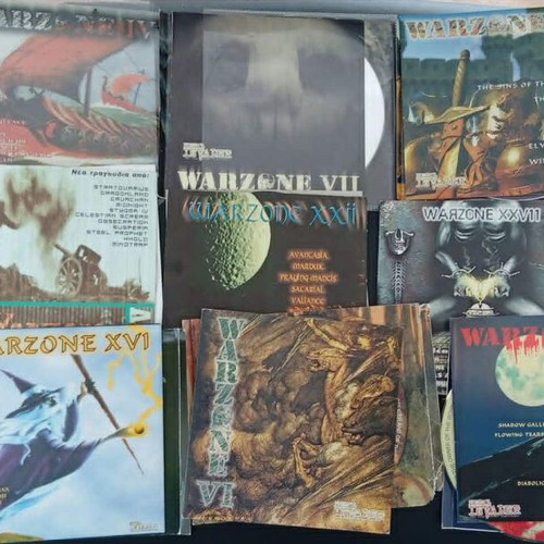 Warzone Metal CD collection used, 27 discs with unreleased tracks