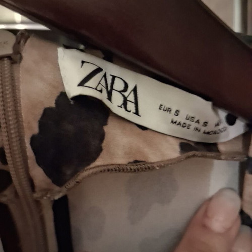 Zara mini dress with shoulder pads like new