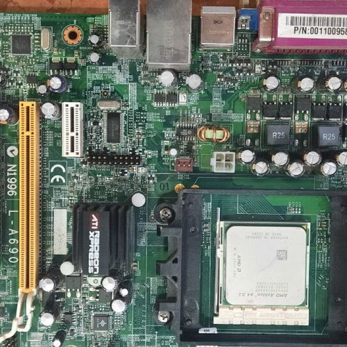 Lenovo L-A690 N1996 Ver:2.0 motherboard used with Athlon 64 X2 CPU and Kingston HyperX DDR2 1 GB RAM