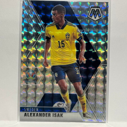 Panini Mosaic Uefa Euro Alexander Isak #174 Silver Mosaic Prizm card new