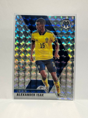 Panini Mosaic Uefa Euro Alexander Isak #174 Silver Mosaic Prizm card new