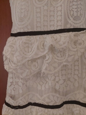 White lace dress like new