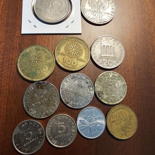 Coins used, all together