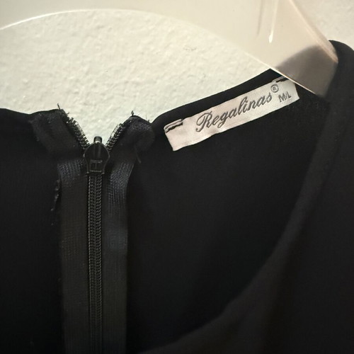 Regalinas Black Sleeveless Jumpsuit Size M/L Like New