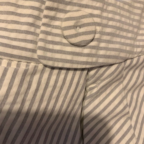 Zara cotton striped skirt size small like new