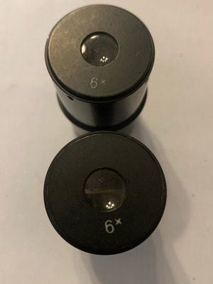 Microscope replacement 6X used, 2 pieces