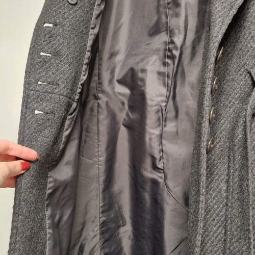 Raxevsky Small coat dark gray like new, 65% wool