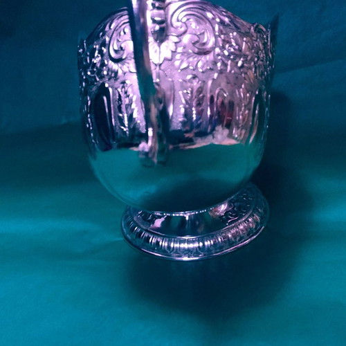 Silver plated Leonard Japan 1950 sugar bowl used with floral design