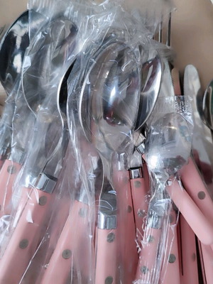 Cutlery set new 23 pieces stainless steel and ABS Athos series