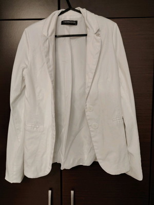 Noobass jacket used, white, size S