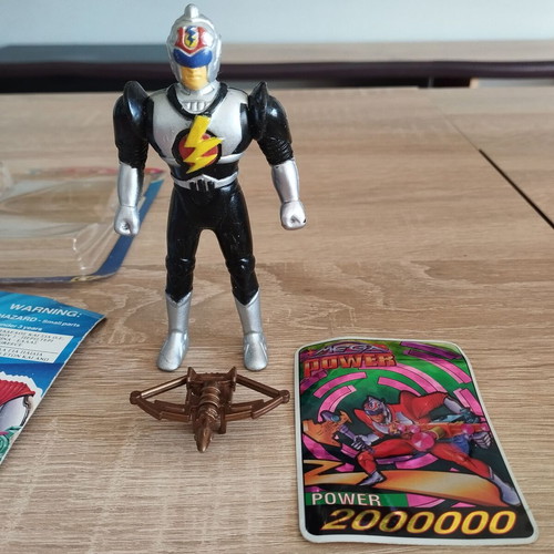 Mega Power Fighter Black new figure with weapon