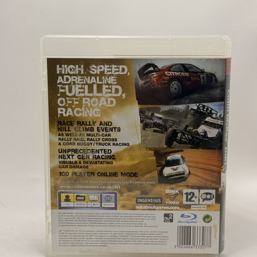 Colin McRae DiRT PlayStation 3 used, action adventure