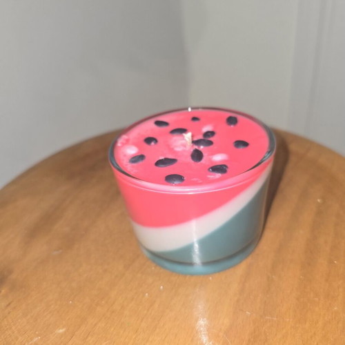 Watermelon Candle new, handmade