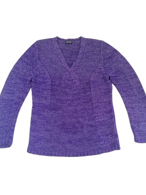 Gerry Weber vintage purple knitted sweater used, medium size
