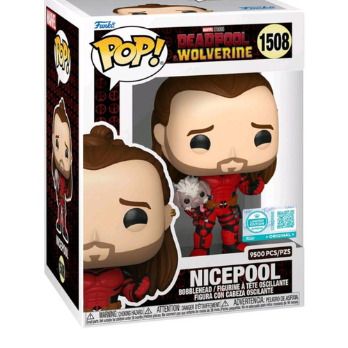 Funko Pop! Limited Edition Supreme #1508 Marvel Deadpool & Wolverine Nicepool new