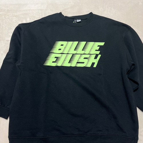 Billie Eilish sweatshirt black medium size in very good condition
