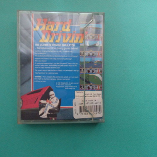 Domark Hard Drivin cassette for ZX Spectrum used