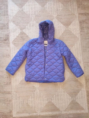 LC Wakiki Hooded Quilted Jacket like new, purple, 12-13Y