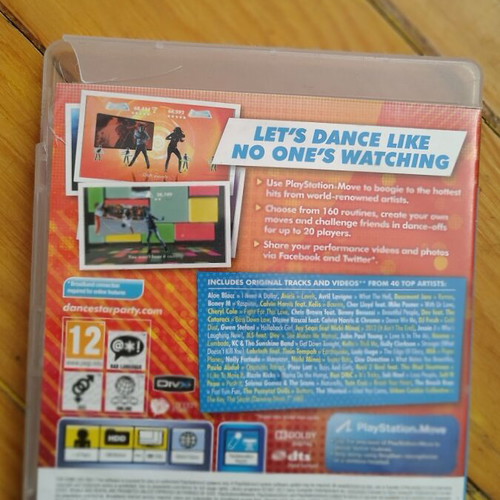 DanceStar Party Hits PS3 game used, simulation sports