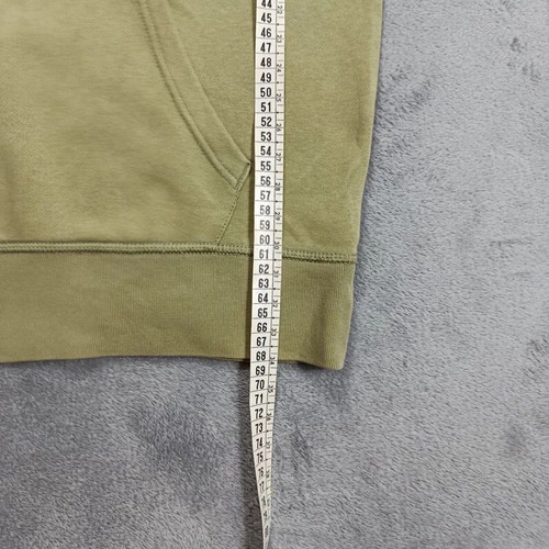 Tommy Hilfiger Olive Green Embroidered Spellout Hoodie Size XL Like New