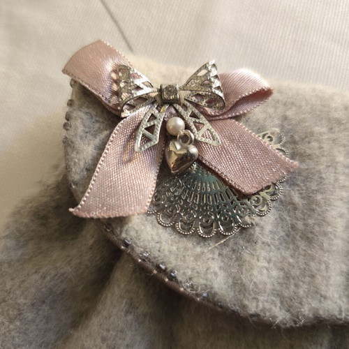 Accessorize wallet vintage, like new, gray multicolor