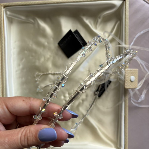 Wedding Crowns new with box and pins