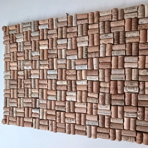 Handmade cork board like new