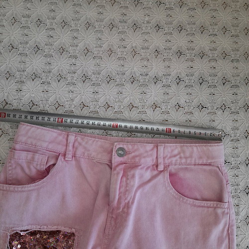 Benetton women's pink jeans size M like new