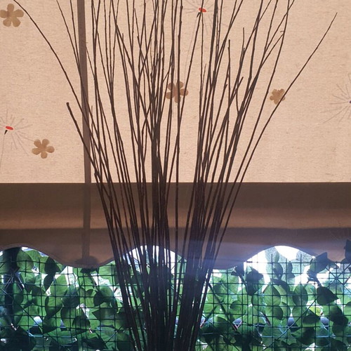 Wooden decorative branches like new, height 1.80 m, set of 3