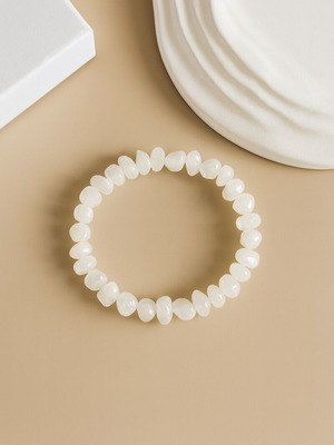 Energy bracelet with white quartz new