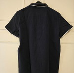 H&M men's polo shirt new, slim fit, blue, size M