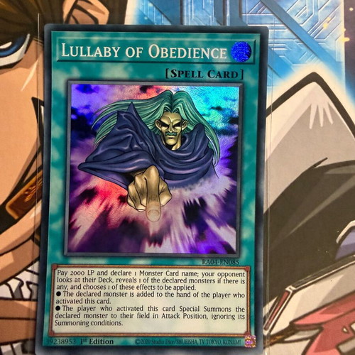 Lullaby of Obedience Yu-Gi-Oh! card like - 0,50 - Vendora.cy Lullaby of Obedience Yu-Gi-Oh! card like - 0,50 - Vendora.cy