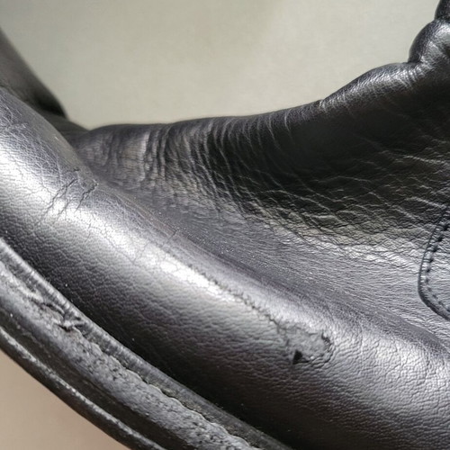 Cesare Paciotti vintage leather boots like new, black, size 37